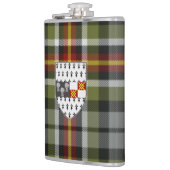 Irish Landkreis Kilkenny Tartan & Wappen Flachmann (Links)