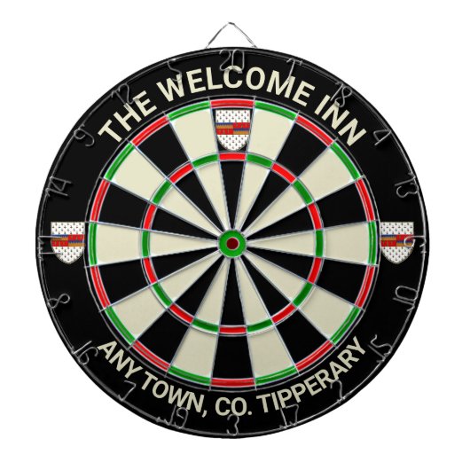 Irish Landkreis Tipperary Ireland Dartboard Dartscheibe (vorne)
