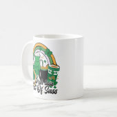 Irish Lass Full of Sass - Cheeky St. Patrick's Day Kaffeetasse (Vorderseite Links)