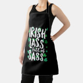 Irish Lass full sass St Patricks Day Schürze (InSitu)