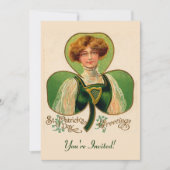 Irish Lass Party Einladung (Vorderseite)