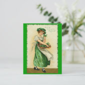 Irish Lass Postkarte (Stehend Vorderseite)
