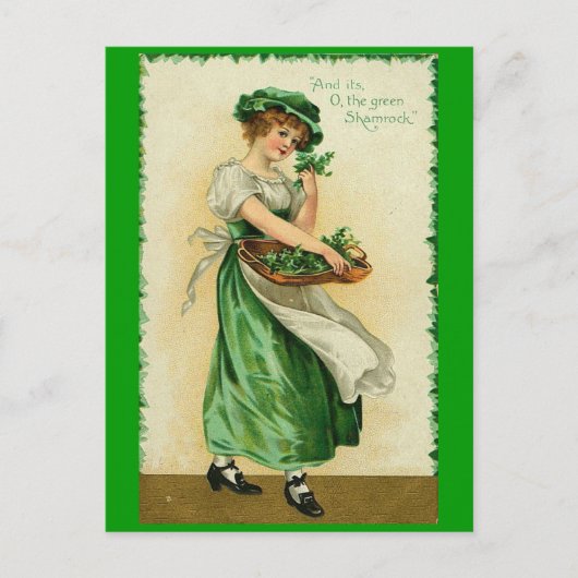 Irish Lass Postkarte (Vorderseite)