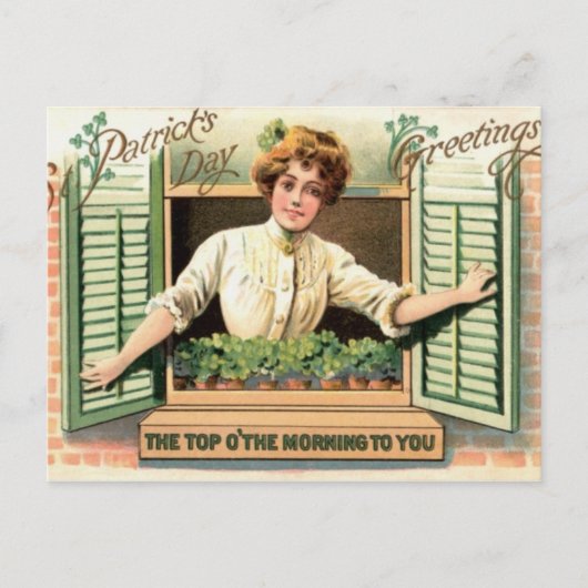 Irish Lass Postkarte (Vorderseite)