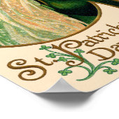 Irish Lass St. Patrick's Day Poster (Ecke)