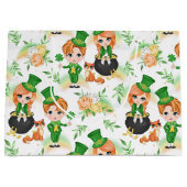 Irish Lassies And Gents Große Geschenktüte (Vorderseite)