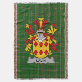 Irish Lavin oder O_Lavin Coat of Arms Familienwapp Decke