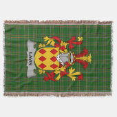Irish Lavin oder O_Lavin Coat of Arms Familienwapp Decke (Vorderseite)