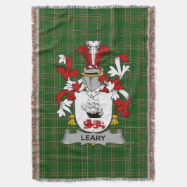 Irish Leary or O_Leary Coat of Arms Familienwappen Decke