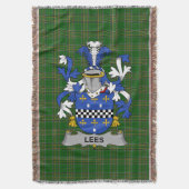 Irish Lees oder McAleese Coat of Arms Familienwapp Decke (Vorderseite Vertikal)