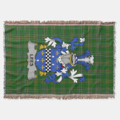 Irish Lees oder McAleese Coat of Arms Familienwapp Decke (Vorderseite)