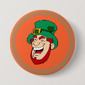 Irish Leprechaun Button (Vorderseite)