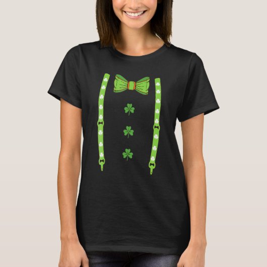 Irish Leprechaun Costume Tuxedo St Patrick's Day B T-Shirt (Vorderseite)