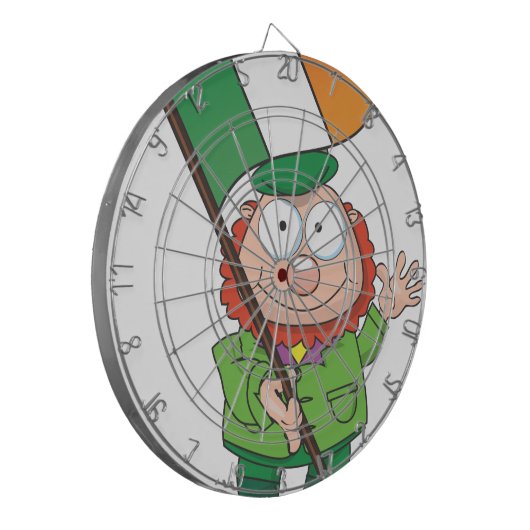 Irish Leprechaun Dartscheibe (Vorderseite Links)