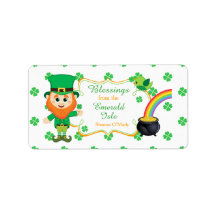 Irish Leprechaun Greetings Clover St Patrick's Dal