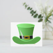 Irish Leprechaun Hat Lucky St. Patrick's Day Postkarte (Stehend Vorderseite)