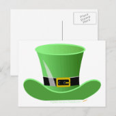 Irish Leprechaun Hat Lucky St. Patrick's Day Postkarte (Vorne/Hinten)