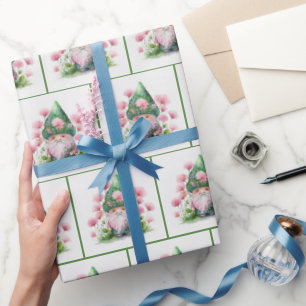 Irish Leprechaun in Garden Geschenkpapier