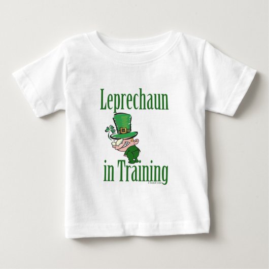 Irish Leprechaun in Training Baby T-shirt (Vorderseite)