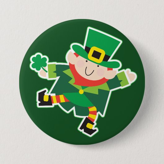 Irish Leprechaun Jig Button (Vorderseite)