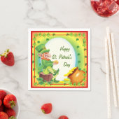 Irish Leprechaun Pot of Gold Napkins Serviette (Beispiel)