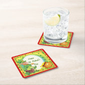 Irish Leprechaun Pot of Gold Rechteckiger Pappuntersetzer (Vor Ort)