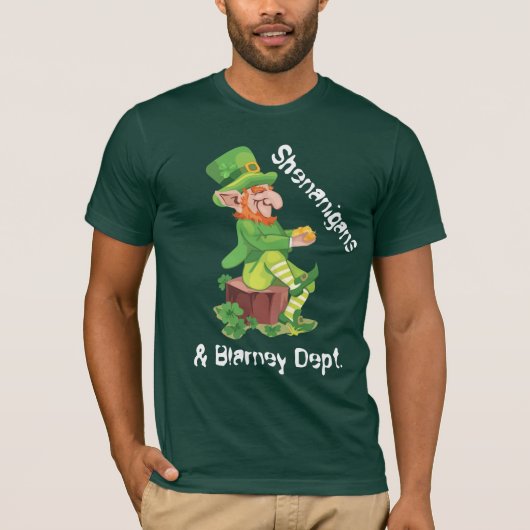 Irish Leprechaun Pot of Gold T-Shirt (Vorderseite)