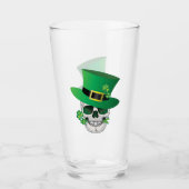 Irish Leprechaun Skull Glas (Vorderseite)