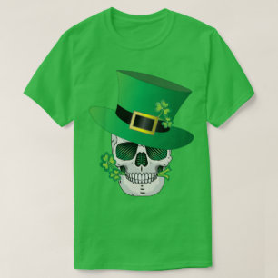 Irish Leprechaun Skull T-Shirt