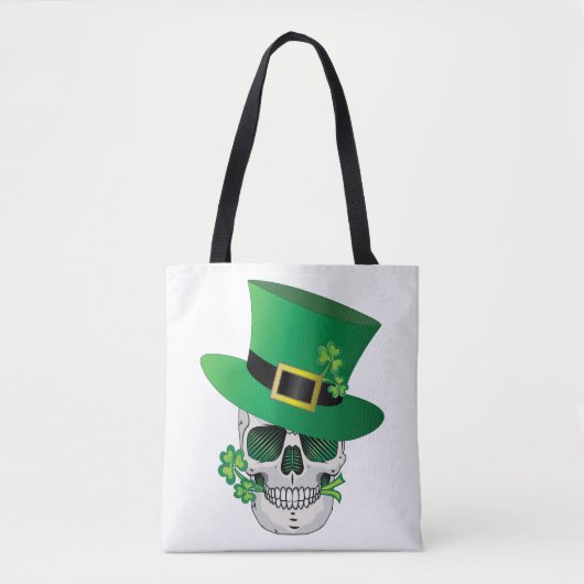 Irish Leprechaun Skull Tasche (Vorderseite)