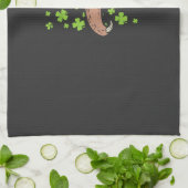 Irish Leprechaun Sloth Shamrock St Patricks Day An Geschirrtuch (Gefaltet)
