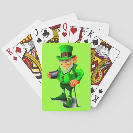 IRISH LEPRECHAUN Spielkarten (Rückseite)