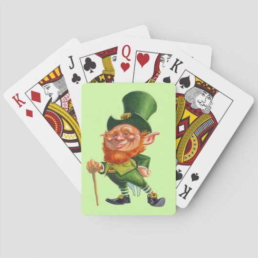 IRISH LEPRECHAUN Spielkarten (Rückseite)