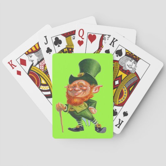 IRISH LEPRECHAUN Spielkarten (Rückseite)