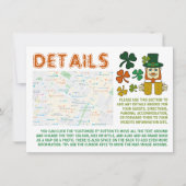 Irish Leprechaun, St Patrick's Day Detail Card Einladung (Vorderseite)