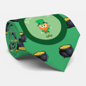 Irish Leprechaun St Patrick's Day Krawatte (Gerollt)
