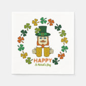 Irish Leprechaun, St Patrick's Day Party Serviette (Vorderseite)