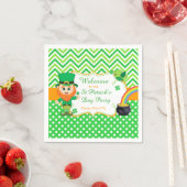 Irish Leprechaun St Patrick's Day Party Serviette (Beispiel)