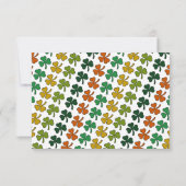 Irish Leprechaun, St Patrick's Day Party UAWG RSVP Karte (Rückseite)