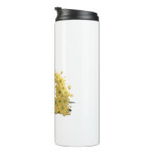 Irish Leprechaun Tossing Lucky Cookies Funny Thermosbecher (Nach rechts gedreht)