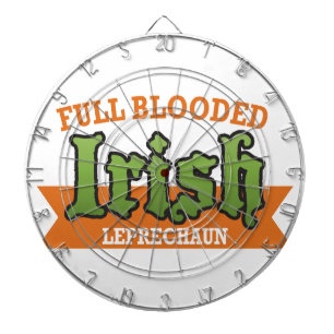 Irish Leprechaun - Vollständig blut Dartscheibe