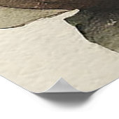 Irish Leprechaun Watercolor Painting Poster (Ecke)