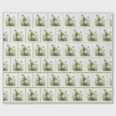 Irish Leprechaun Wrapping Paper Geschenkpapier (Flach)