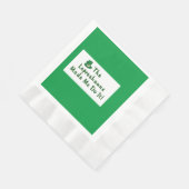 Irish Leprechauns Serviette (Ecke)