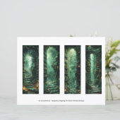 Irish Lesezeichen, Fantasy Library Lesezeichen14 (Stehend Vorderseite)