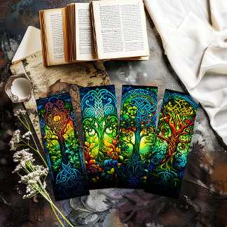 Irish Lesezeichens, Celtic Tree of Life Lesezeiche