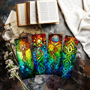 Irish Lesezeichens, Celtic Tree of Life Lesezeiche