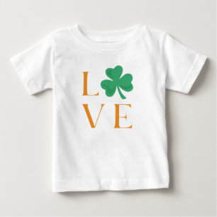 Irish Liebe Green and Orange T-Shirt for Babies