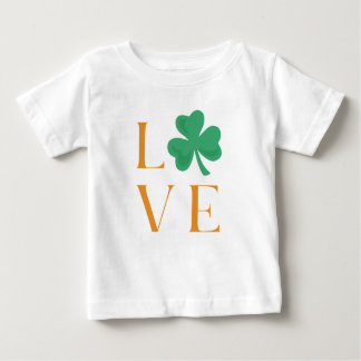 Irish Liebe Green and Orange T-Shirt for Babies