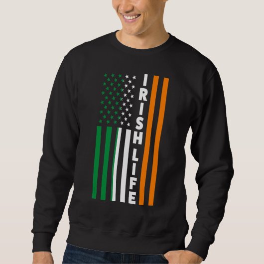 Irish Life Irland Flag Sweatshirt (Vorderseite)